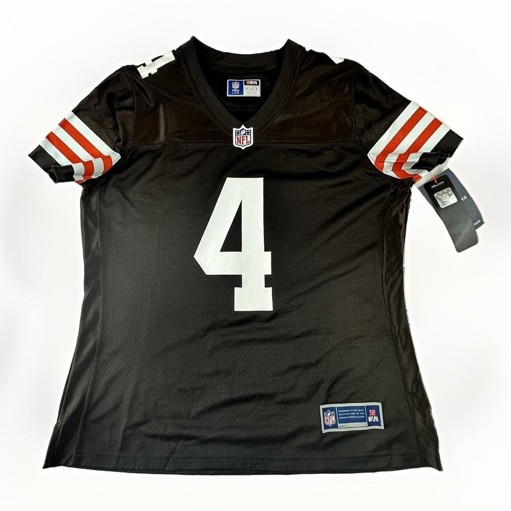 Fanatics Cleveland Browns Deshaun Watson #4 Women's M Jersey NWT NFL Pro Line